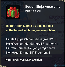 Neuer Ninja Auswahlpaket 07