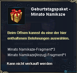 Geburtstagspaket - Minato Namikaze